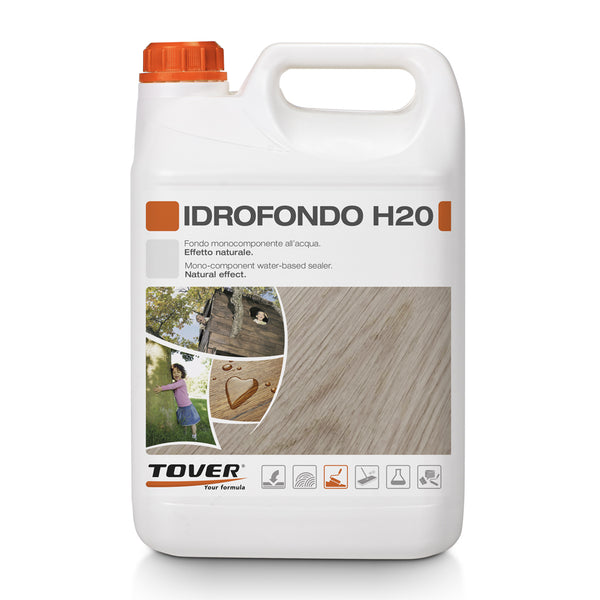 TOVER IDROFONDO H20 - Mono-component water-based sealer | Natural effect 5ltr