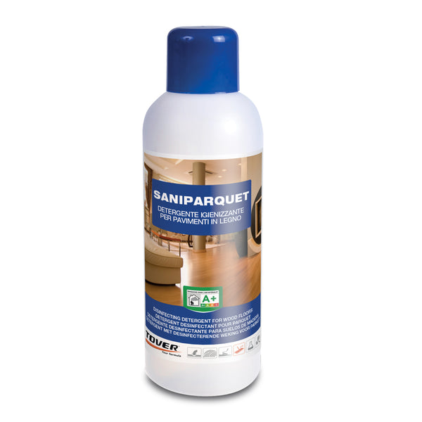 Saniparquet - Sanitizing detergent for wooden floors 1ltr