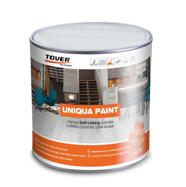 TOVER Uniqua Paint Water-based Self-Linking varnish | Full painted effect