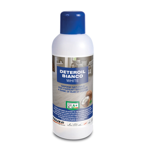 TOVER DETEROIL WHITE Natural soap based on coconut oil for woodfloors 1ltr